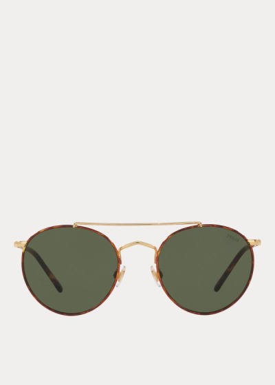 Gafas De Sol Polo Ralph Lauren Hombre Leopardo / Verdes - Wimbledon Panto - BWJNK2983